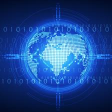 全球數字化信息科技背景